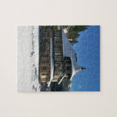 Wallace Idaho Bahnstation im Winter Puzzle (Horizontal)