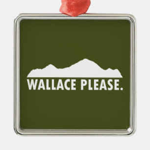 Wallace Idaho Bitte Ornament Aus Metall