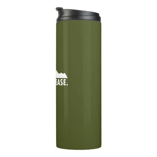 Wallace Idaho Bitte Thermosbecher (Nach rechts gedreht)