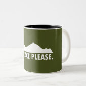 Wallace Idaho Bitte Zweifarbige Tasse (VorderseiteRechts)