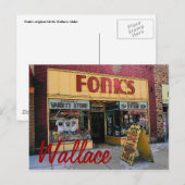 Wallace (Idaho) Postcard Postkarte (Vorne/Hinten)