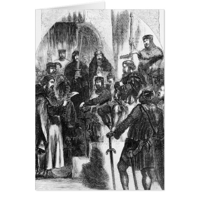Wallace krönte mit Lorbeer in Westminster Hall (Vorne)