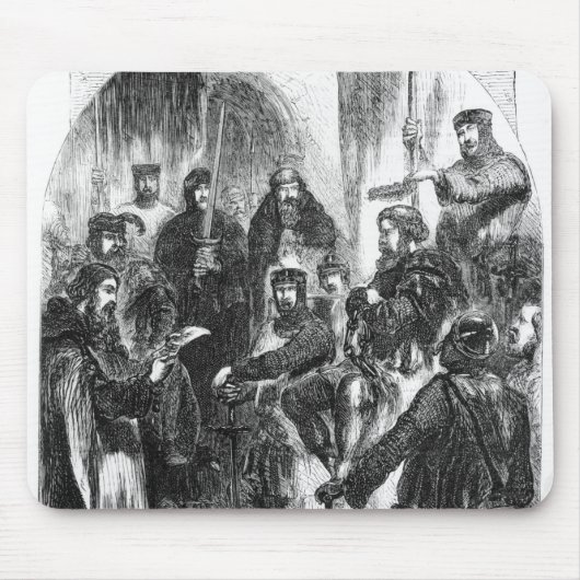 Wallace krönte mit Lorbeer in Westminster Hall Mousepad (Vorne)