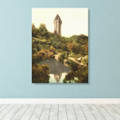 Wallace Monument, Stirling, Scotland Canvas print Leinwanddruck (Insitu (Holzboden))