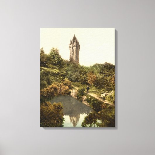 Wallace Monument, Stirling, Scotland Canvas print Leinwanddruck (Vorderseite)