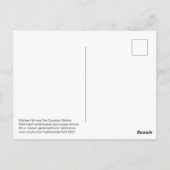 Wallace Nutting DIE BESCHÜTZENDE MUTTER Postkarte (Rückseite)