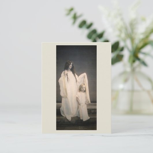 Wallace Nutting die GUARDIAN-MUTTER-Postkarte Postkarte (Stehend Vorderseite)