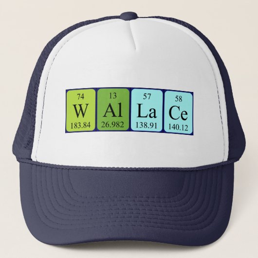 Wallace Periodenname Truckerkappe (Vorderseite)