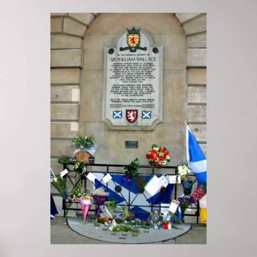 Wallace Plaque Poster (Vorne)