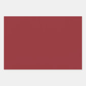 Wallace Red Scottish Clan Tartan Geschenkpapier Set (Vorderseite 3)