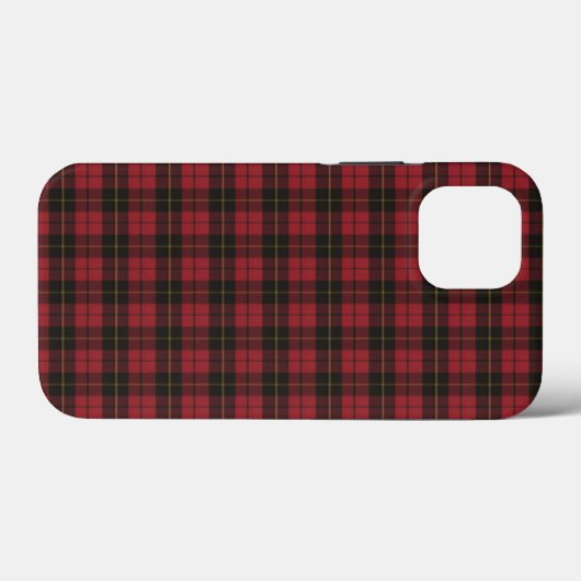 Wallace Red Tartan Case-Mate iPhone Hülle (Rückseite (Horizontal))