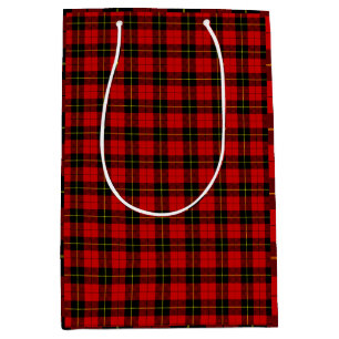Wallace Red Tartan Mittlere Geschenktüte