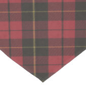 Wallace Red Weathered Original Scottish Tartan Mittelgroßer Tischläufer (Ecke)