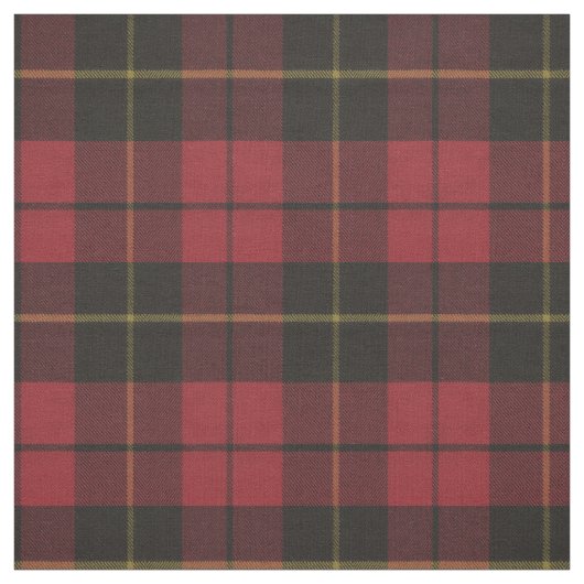 Wallace Red Weathered Original Scottish Tartan Stoff (Muster)