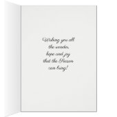 Wallace Red Weathered Tartan Christmas (Innen (Rechts))