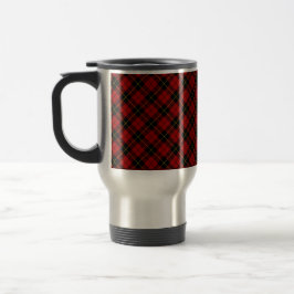 Wallace Scottish Clan Tartan Design Reisebecher