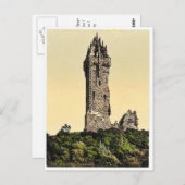Wallace Statue I, Stirling, Foto der Schottischen Postkarte (Vorne/Hinten)