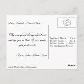 Wallace Statue I, Stirling, Foto der Schottischen Postkarte (Rückseite)