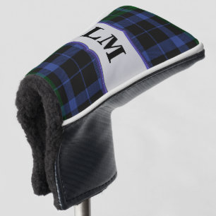 Wallace Tartan Blau & Grün Golfschlägerabdeckung P Golf Headcover