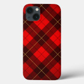 Wallace Tartan Hintergrund Case-Mate iPhone Hülle (Rückseite)