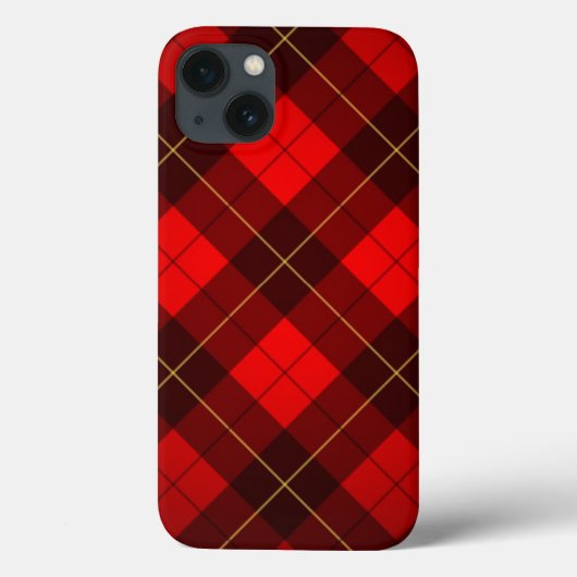 Wallace Tartan Hintergrund Case-Mate iPhone Hülle (Rückseite)