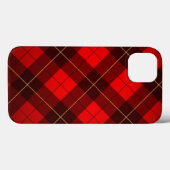 Wallace Tartan Hintergrund Case-Mate iPhone Hülle (Rückseite (Horizontal))