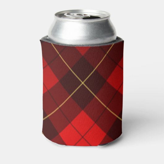 Wallace Tartan Hintergrund Dosenkühler (Kanne Rückseite)