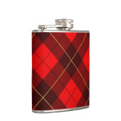 Wallace-Tartan-Hintergrund Flachmann (Rechts)