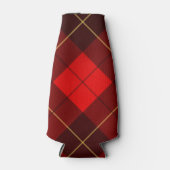 Wallace Tartan Hintergrund Flaschenkühler (Vorderseite)