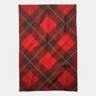 Wallace-Tartan-Hintergrund Küchentuch