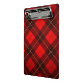 Wallace-Tartan-Hintergrund Mini Klemmbrett (Gewinkelt2)