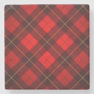 Wallace-Tartan-Hintergrund Steinuntersetzer