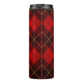 Wallace-Tartan-Hintergrund Thermosbecher (Rückseite)