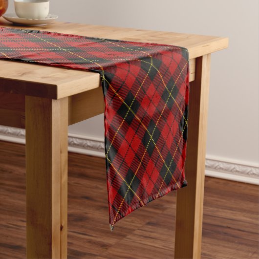 Wallace Tartan Kurzer Tischläufer (Beispiel)
