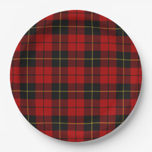Wallace Tartan Pappteller