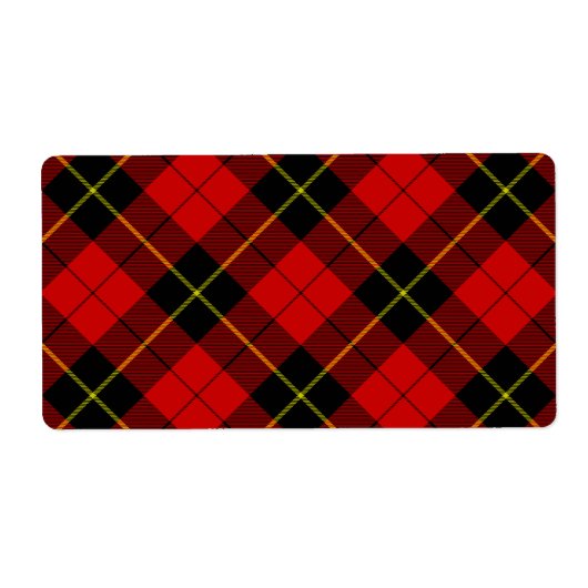 Wallace Tartan Red Black kariert (Vorne)