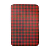 Wallace Tartan Red Black kariert Badematte (Vorderseite Vertikal)