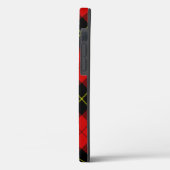 Wallace Tartan Red Black kariert Case-Mate iPhone Hülle (Rückseite / Links)