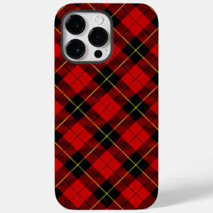 Wallace Tartan Red Black kariert Case-Mate iPhone 14 Pro Max Hülle