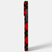 Wallace Tartan Red Black kariert Case-Mate iPhone Hülle (Rückseite / Links)
