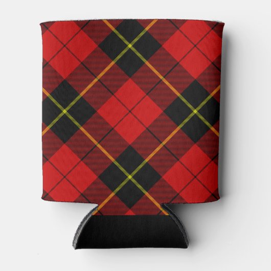 Wallace Tartan Red Black kariert Dosenkühler (Vorderseite)