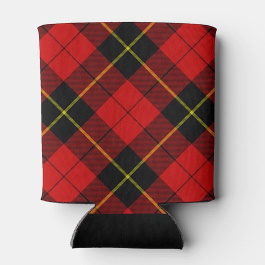 Wallace Tartan Red Black kariert Dosenkühler (Rückseite)