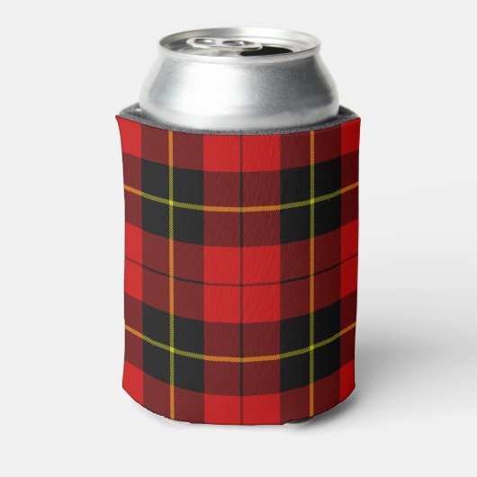 Wallace Tartan Red Black kariert Dosenkühler (Kanne Rückseite)