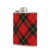Wallace Tartan Red Black kariert Flachmann (Links)