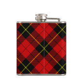 Wallace Tartan Red Black kariert Flachmann (Rückseite)
