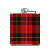 Wallace Tartan Red Black kariert Flachmann (Rückseite)