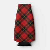 Wallace Tartan Red Black kariert Flaschenkühler (Vorderseite)