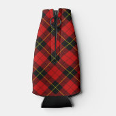 Wallace Tartan Red Black kariert Flaschenkühler (Rückseite)