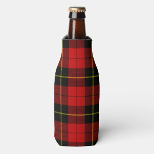 Wallace Tartan Red Black kariert Flaschenkühler