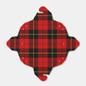 Wallace Tartan Red Black kariert Geschenkschachtel (Ungefaltet)
